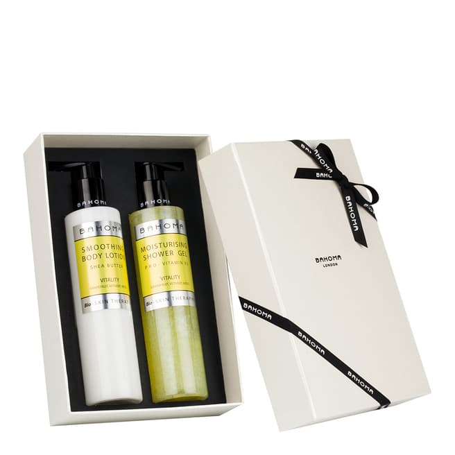 Bahoma Vitality Body Care Gift Set - 250ml Shower Gel & 250ml Body Lotion