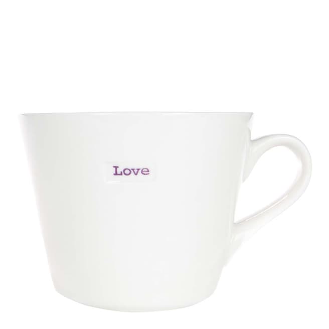Keith Brymer Jones Set of 6 Lilac Love Bucket Mugs, 350ml