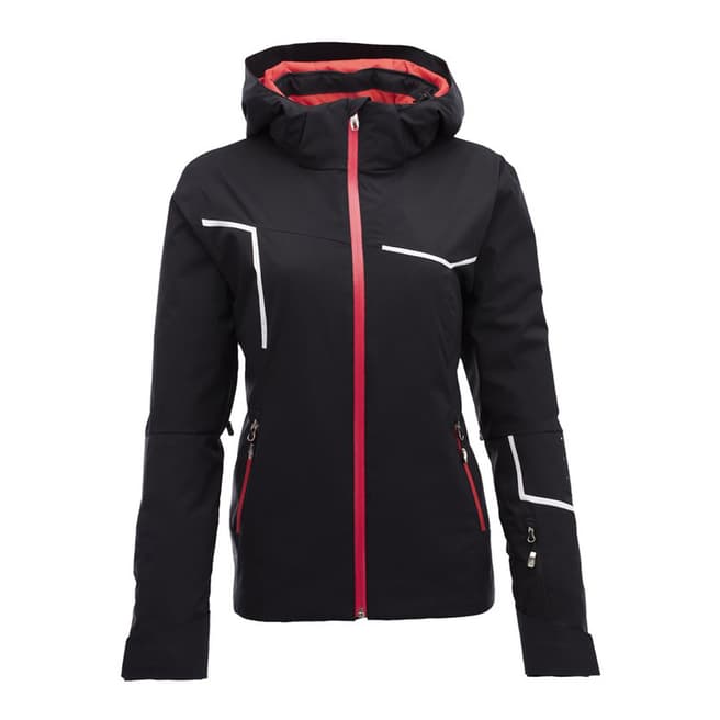 Spyder Black/White Protege Ski Jacket