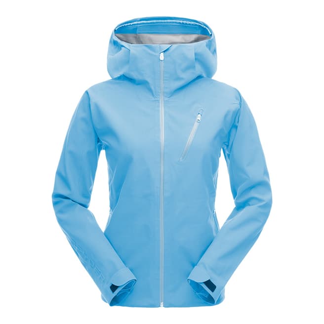 Spyder Women's Blue Jagged Shell Ski Jacket
