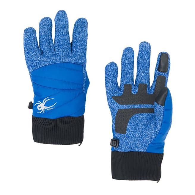 Spyder Women's Blue Bandita Stryke Hybrid Gloves