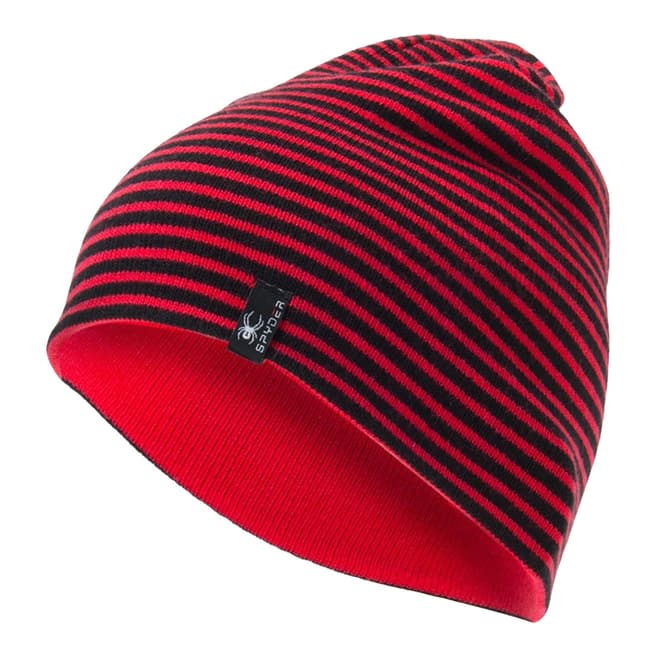 Spyder Women's Red Flux Reversible Hat