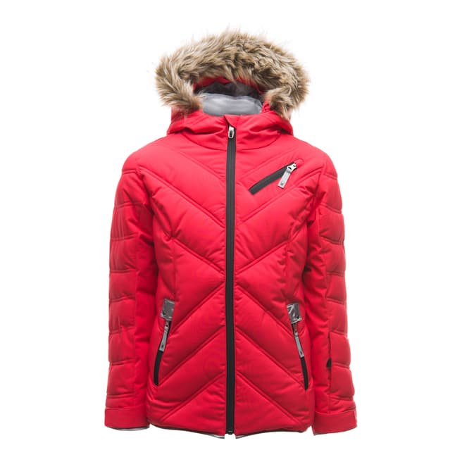 Spyder Kid's Hibiscus Red Atlas Synthetic Down Jacket