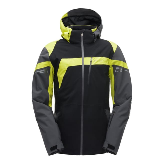 Spyder Men's Black/Grey Titan Ski Jacket 