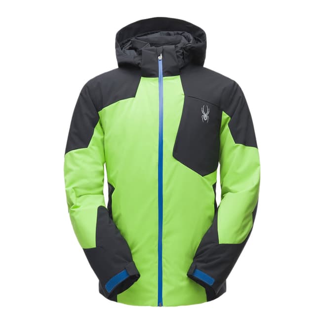 Spyder Men's Green/Black Chambers Ski Jacket