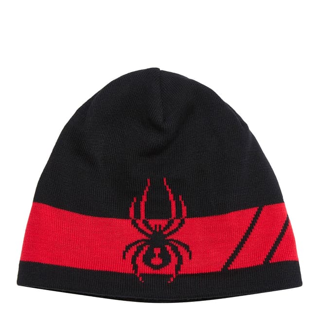 Spyder Men's Black/Red Hat