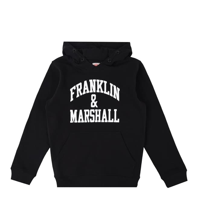 Franklin & Marshall Black Hooded Sweatshirt