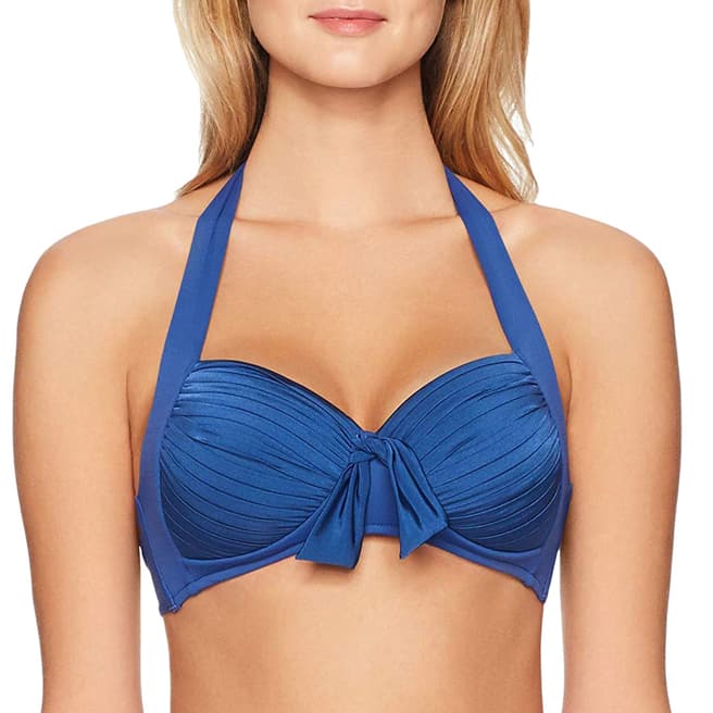 Seafolly French Blue Soft Cup Halter