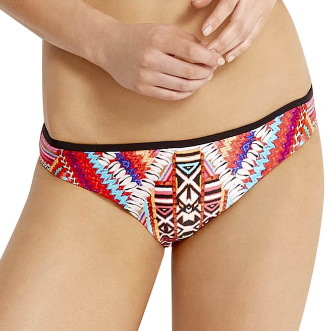 Seafolly Flame Desert Tribe Hipster Brief