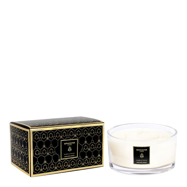 Bahoma Amber & Thyme 3-Wick Candle
