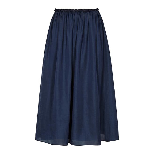 Reiss Blue Smoke Alissa Midi Skirt