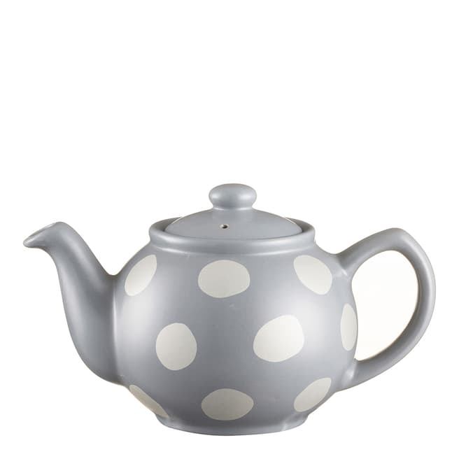 Price & Kensington Silver Spot Cream Teapot with 2 Cups