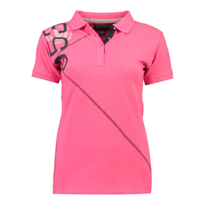 Geographical Norway  Pink Kenvie Short Sleeve Polo