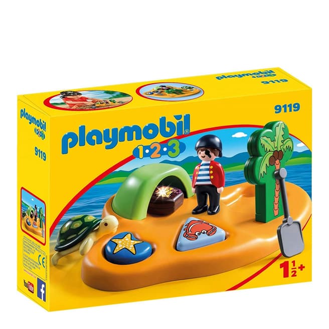 Playmobil 1.2.3 Pirate Island
