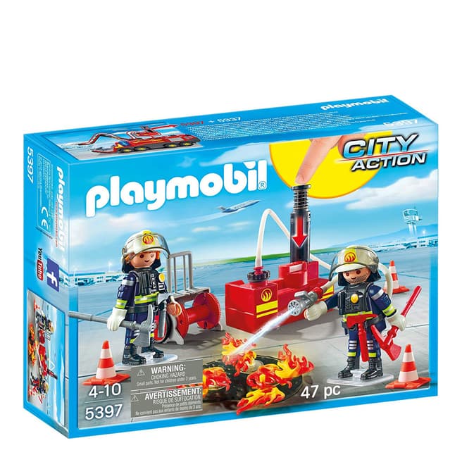Playmobil Firefighting Operation with Water Pump