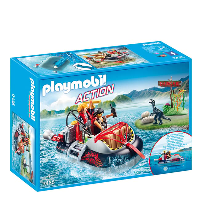 Playmobil Action Dino Hovercraft With Underwater Motor