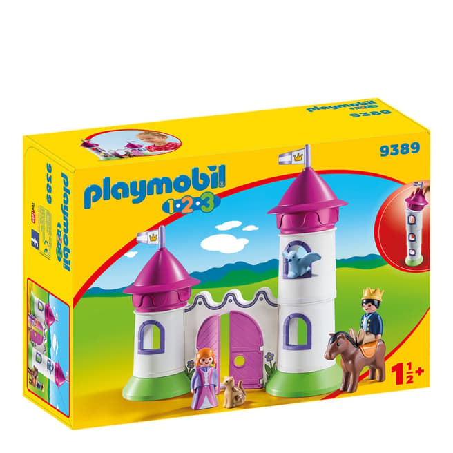 Playmobil 1.2.3 Castle with Stackable Towers