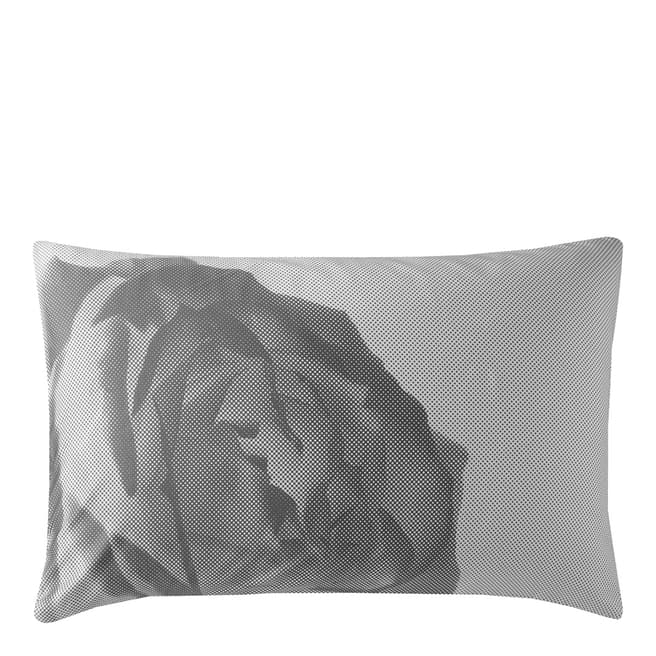 Karl Lagerfeld Pixel Pair of Housewife Pillowcases, Grey