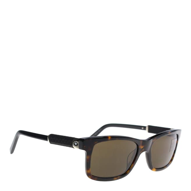 Montblanc Men's Brown Montblanc Sunglasses 55mm