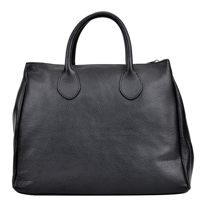 Sofia Cardoni Black Shoulder Tote Bag