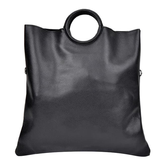 Sofia Cardoni Black Top Handle Bag