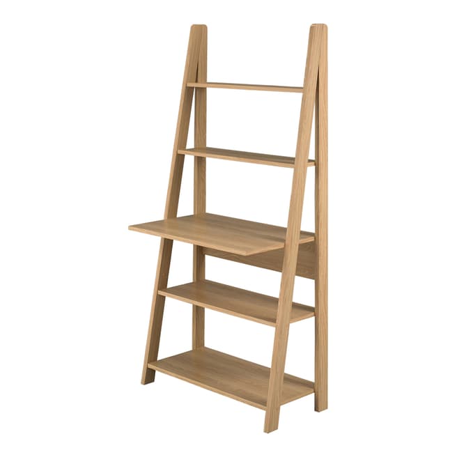 Furniture Interiors Oak Tiva Desk Ladder