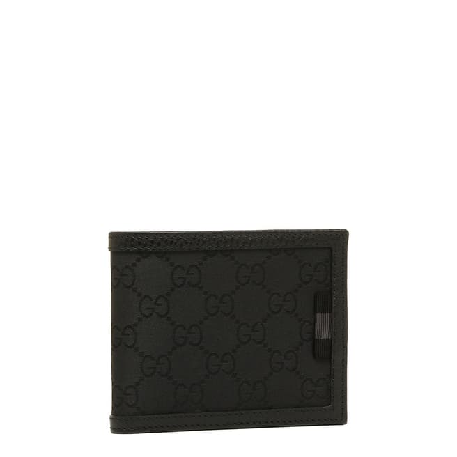 Gucci Men's Black Guccissima Canvas Wallet