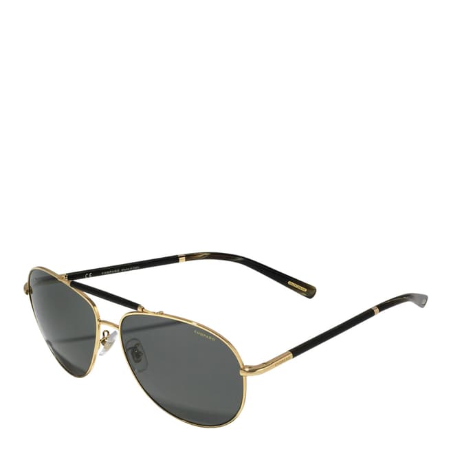 Chopard Women's Gold Aviator Chopard Sunglasses 60mm