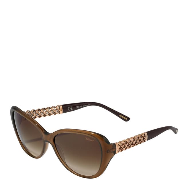 Chopard Women's Clear Brown Chopard Sunglasses 57mm