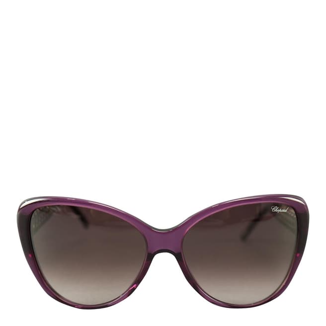 Chopard Women's Purple Lattice Chopard Sunglasses 57mm
