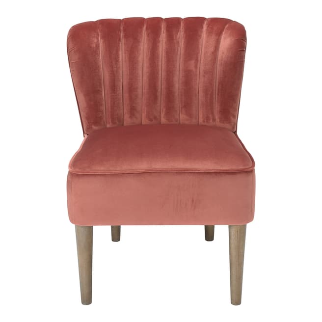 Home Boutique Bella Chair In Vintage Pink