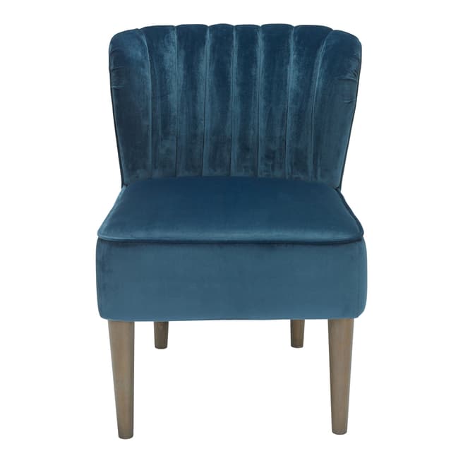 Home Boutique Bella Chair In Midnight Blue
