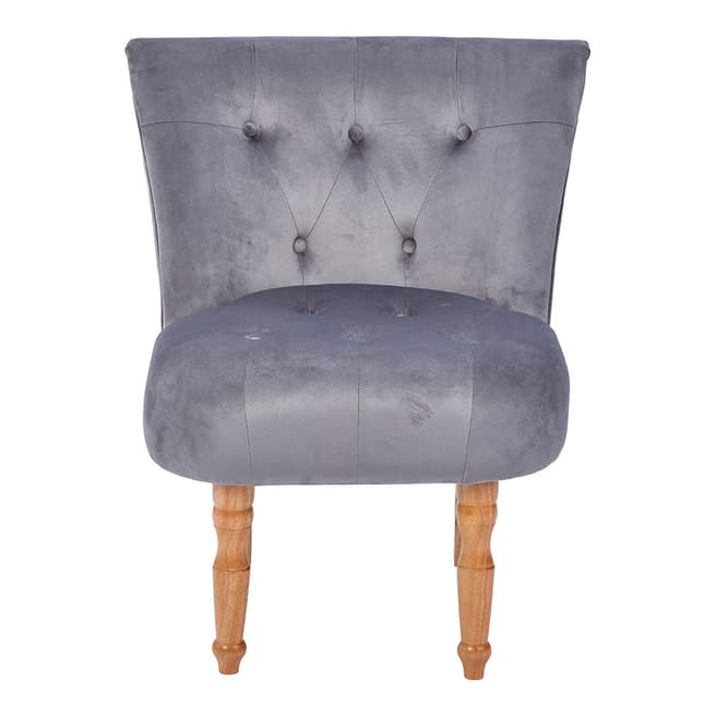 Home Boutique Lydia Occasional Chair Silver