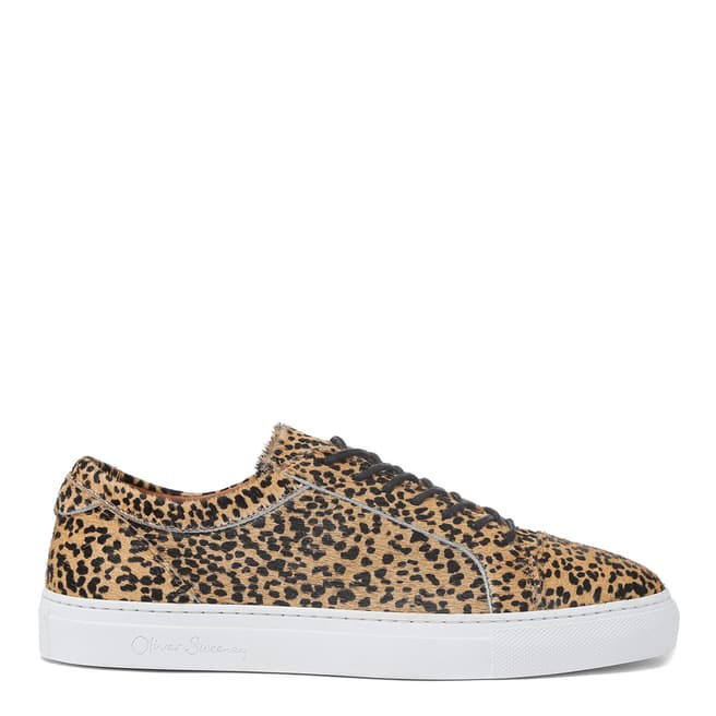 Oliver Sweeney Leopard Textured Vendas Trainers 