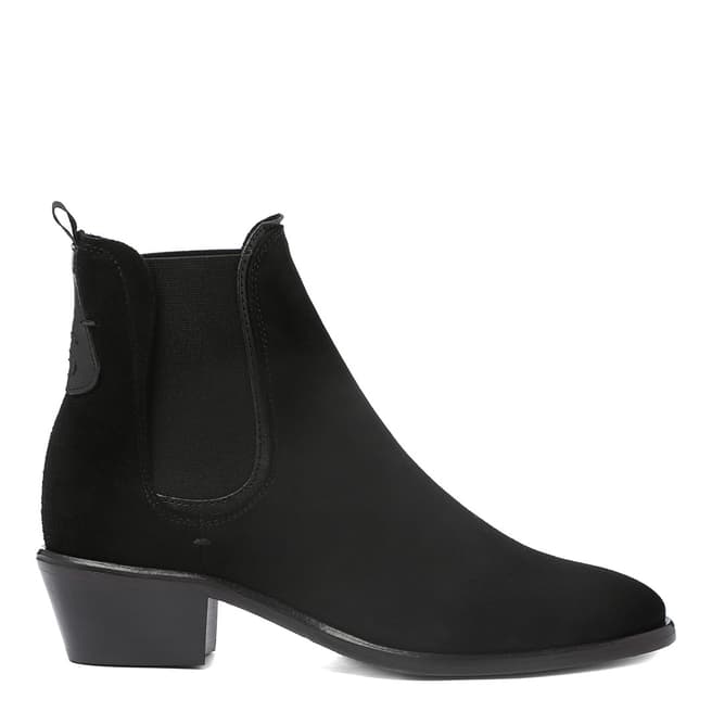 Oliver Sweeney Black Suede Serpa Ankle Boots 