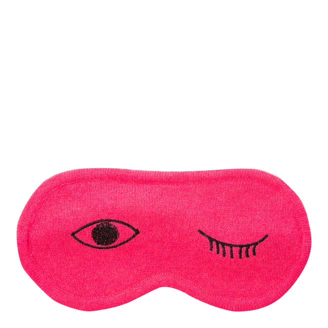 Laycuna London Pink Cashmere Wink Eye Mask