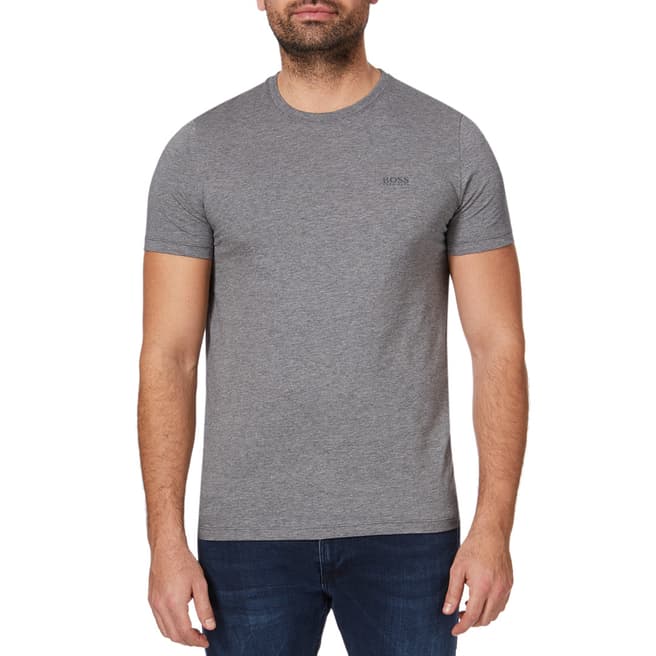 BOSS Grey Tessler Cotton T-Shirt
