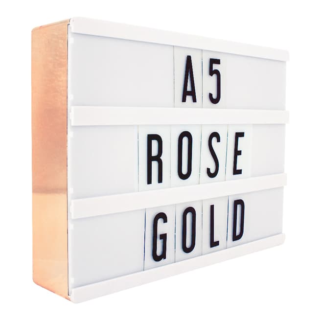 Locomocean Rose Gold A5 Cinematic Lightbox