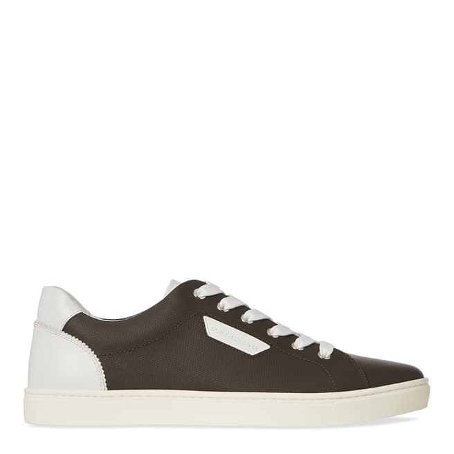 Dolce & Gabbana Black & White Lace Up Sneakers 
