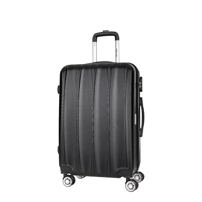 Travel One Black 8 Wheel Eastend Suitcase 56cm