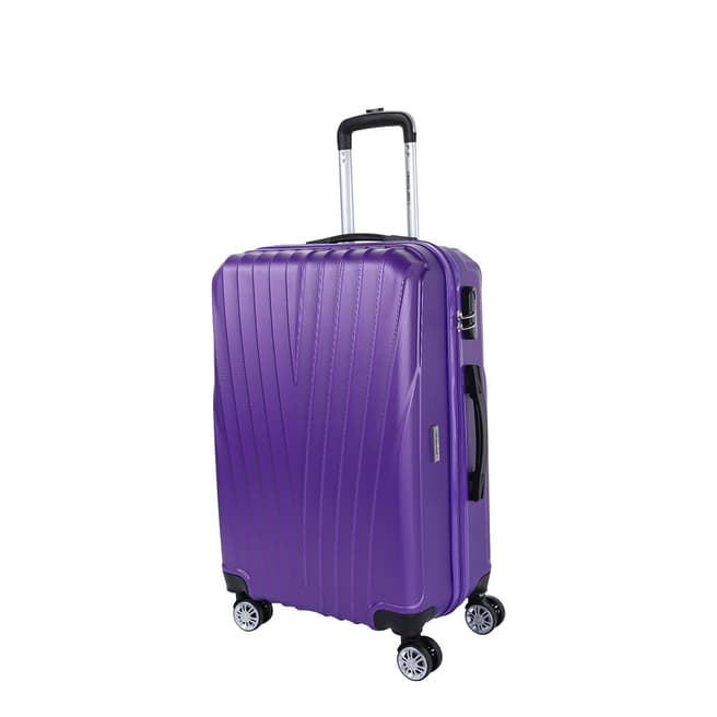Travel One Violet 8 Wheel Elson Suitcase 56cm