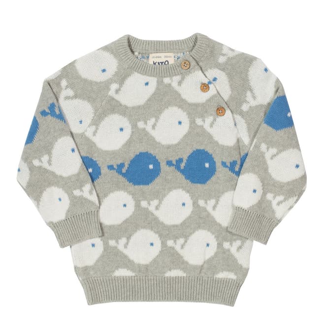 Style My Kid Boys Whale Knit Jumper