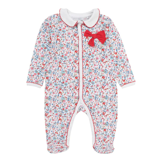 Style My Kid Baby Flower Drills Bow Sleep Suit