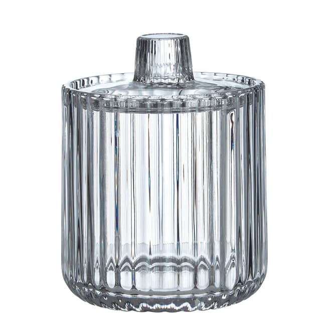 Premier Housewares Ticino Brittany Glass Storage Jar, Clear