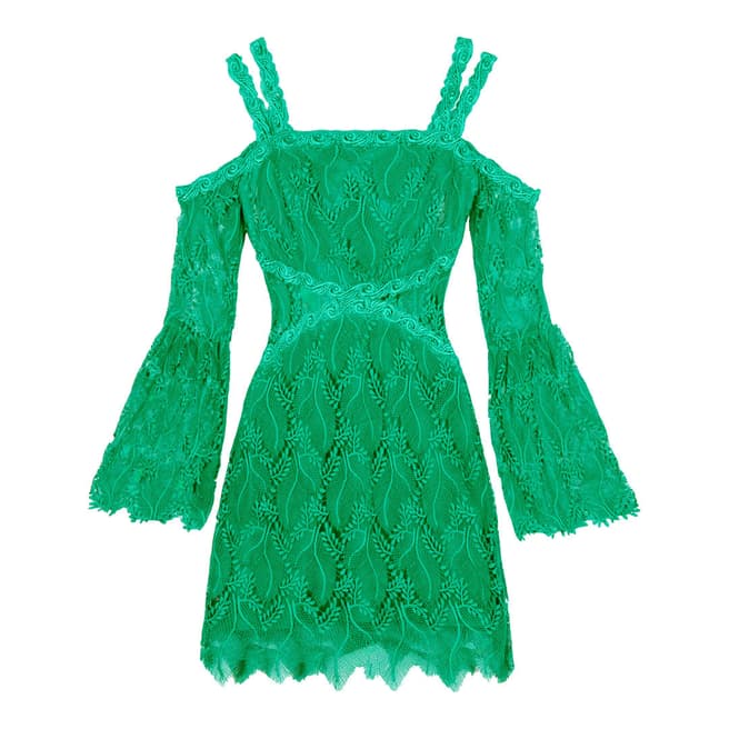 Three Floor Emerald Rainforest Dress