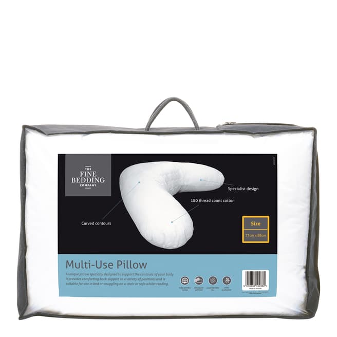 The Fine Bedding Company Multi Use V Shape Pillow