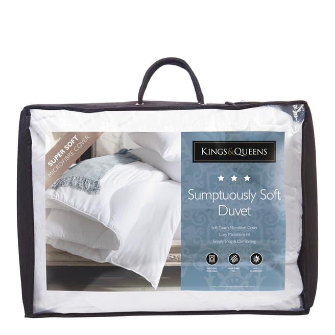 Kings & Queens Sumptuously Soft 10.5 Tog Super King Duvet