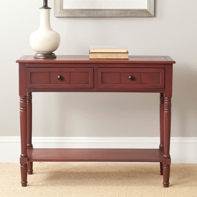 Safavieh Evelyn Console, Red
