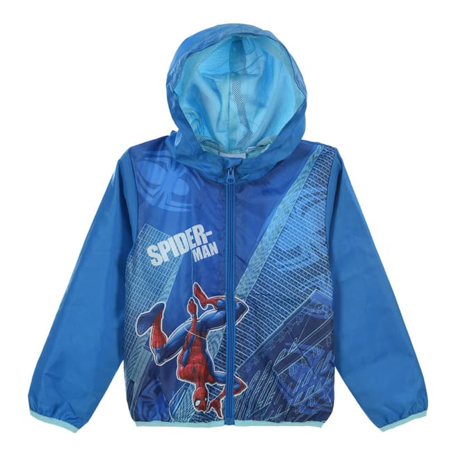 Disney Boys Blue Spiderman Jacket