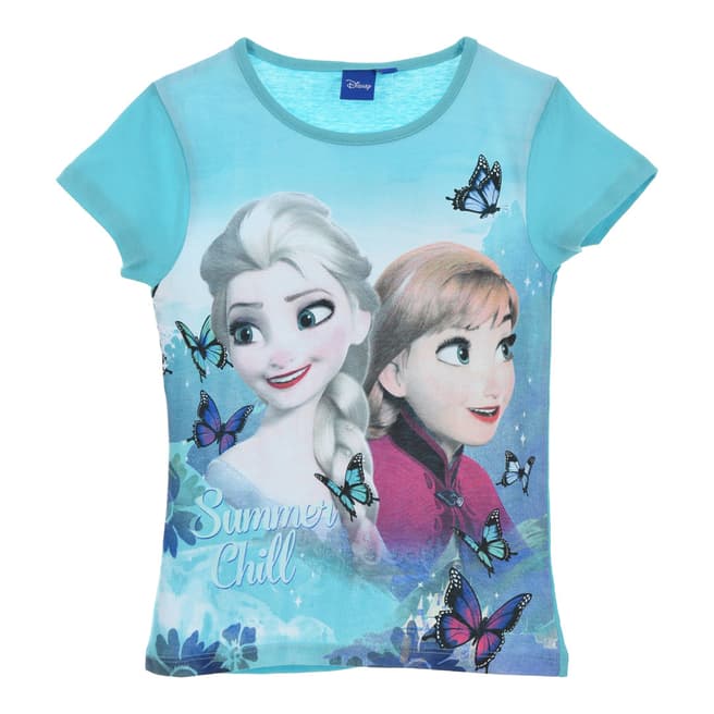 Disney Girls Blue Frozen T Shirt